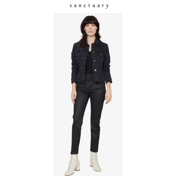 Sanctuary Denim - Sanctuary Social Standard Skinny Jean Blue Camo